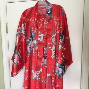 Floor length Japanese kimono